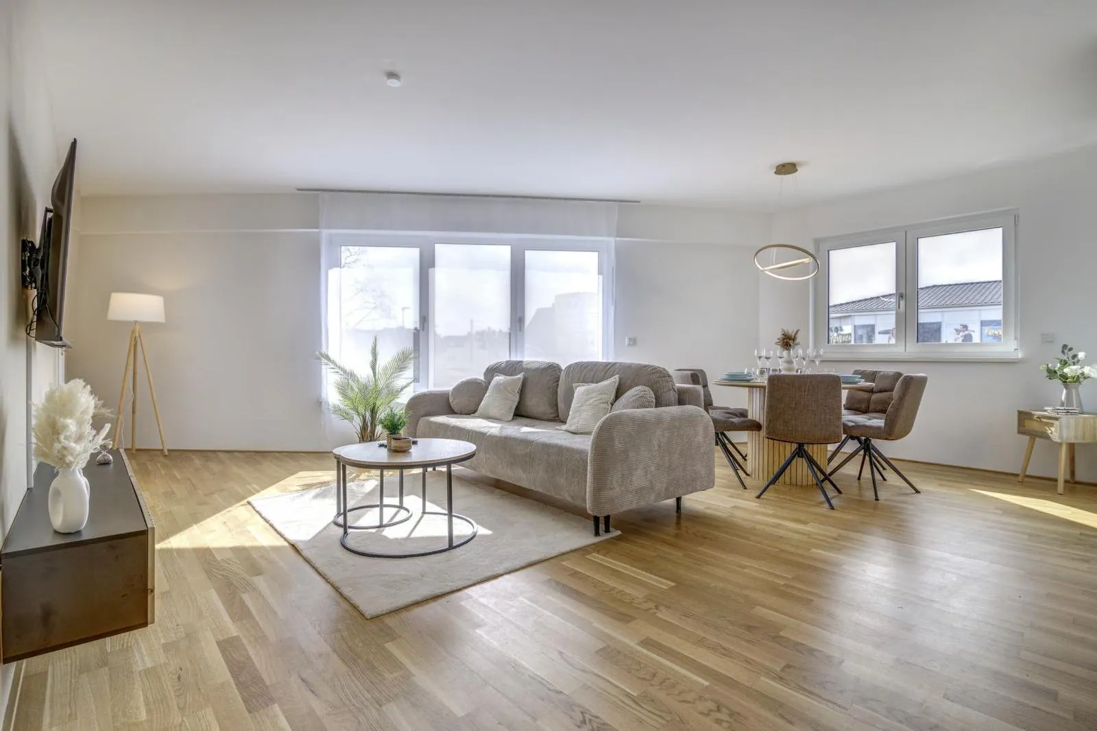 3-room apartment, Hochheim – Living room