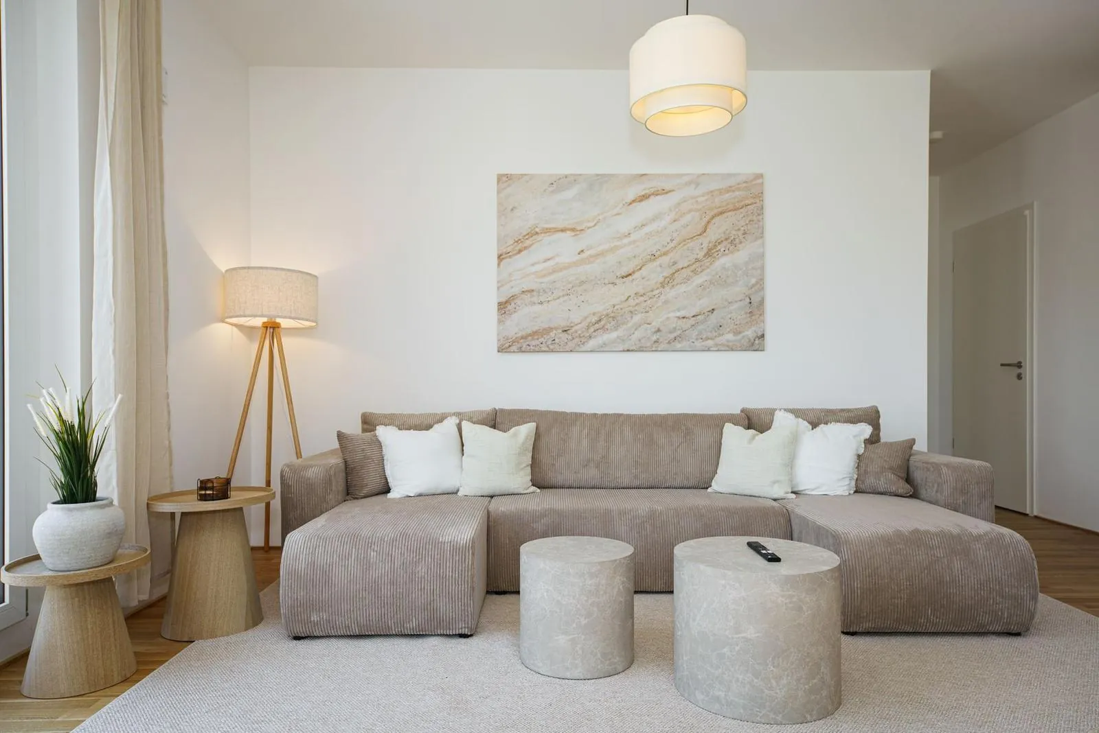 Scandi coastal style, Eltville · 2nd floor – Living room