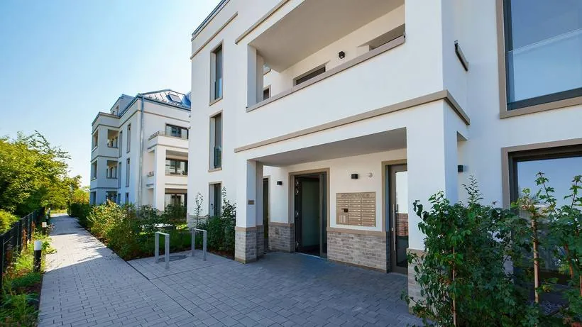 Neubau Eltville – Hauseingang