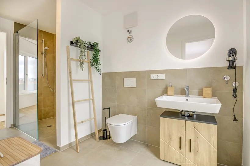 Exklusives 3-Zimmer-Apartment – Badezimmer
