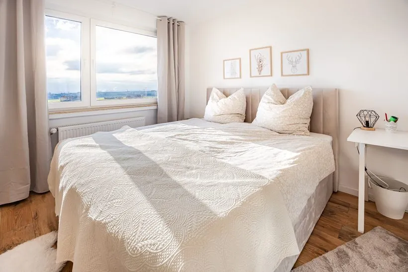 Modernes 2-Zimmer-Apartment – Schlafzimmer
