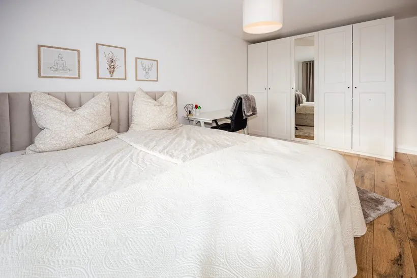 Modernes 2-Zimmer-Apartment – Schlafzimmer