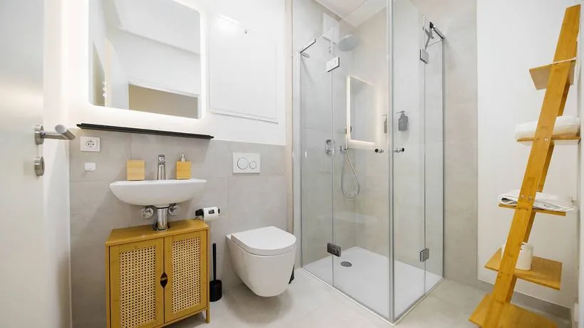 Apartment im Boho-Stil – Gästebad