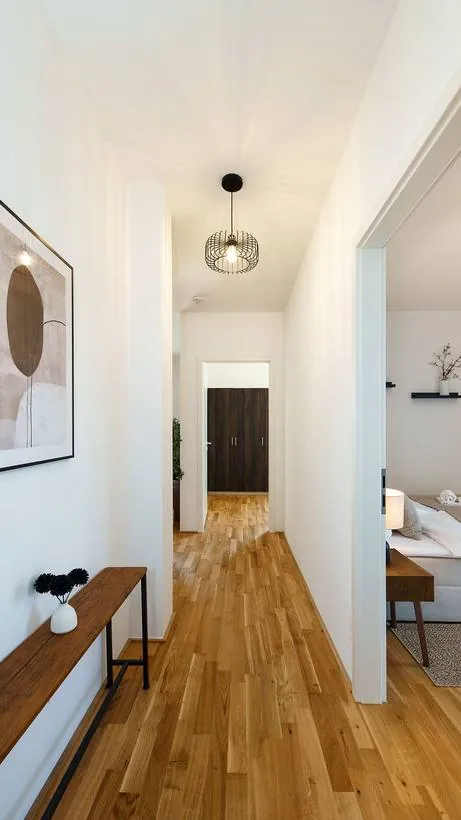 Apartment im Japandi-Stil – Flur