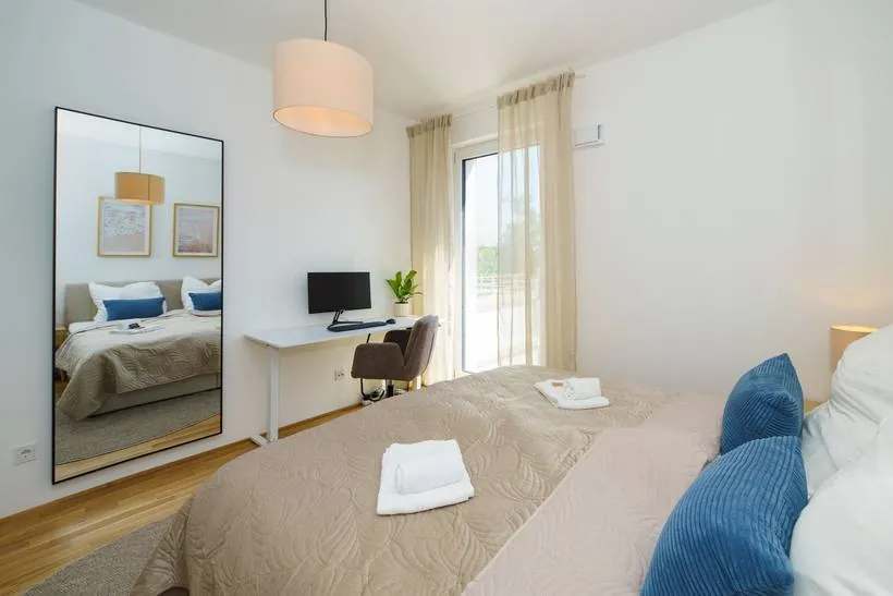 Apartment im Scandi-Coastal-Stil – Schlafzimmer 3